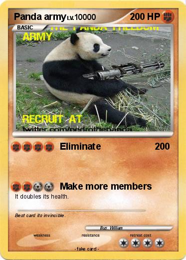Pokemon Panda army