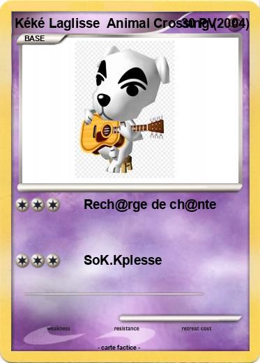 Pokemon Kéké Laglisse  Animal Crossing (2004)