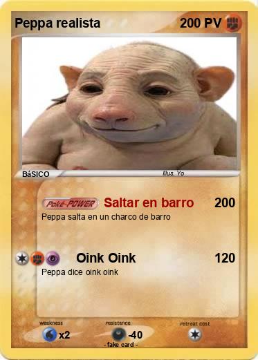 Pokemon Peppa realista