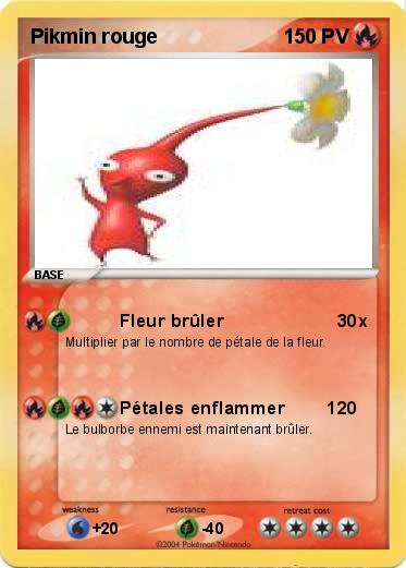 Pokemon Pikmin rouge 