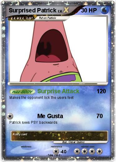 Pokemon Surprised Patrick