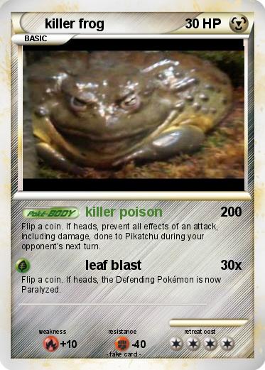 Pokemon killer frog