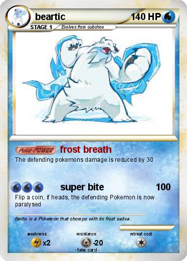 Pokemon beartic