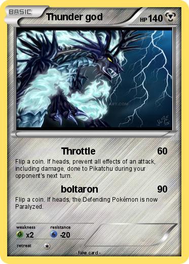Pokemon Thunder god