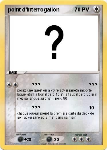 Pokemon point d'interrogation