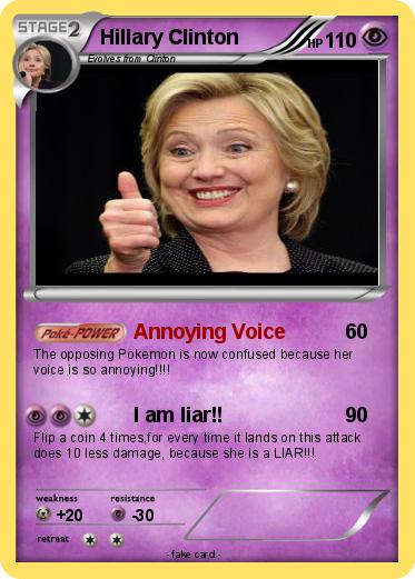 Pokemon Hillary Clinton