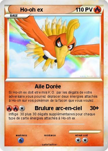 Pokemon Ho-oh ex