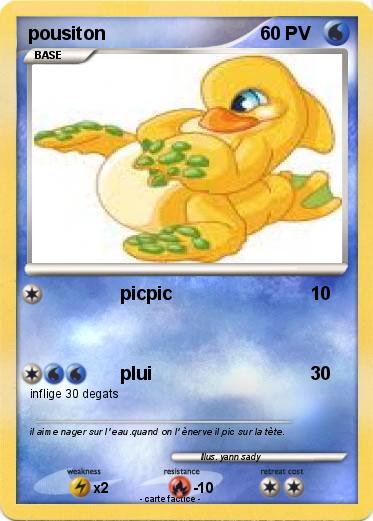 Pokemon pousiton