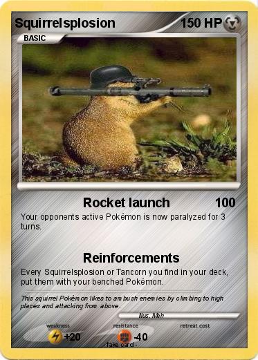 Pokemon Squirrelsplosion