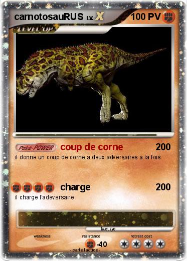 Pokemon carnotosauRUS
