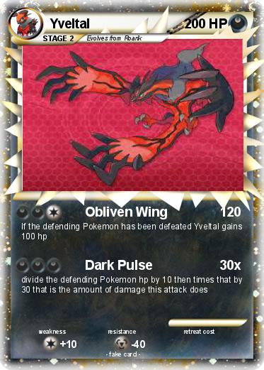 Pokemon Yveltal