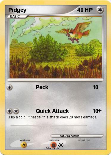 Pokemon Pidgey