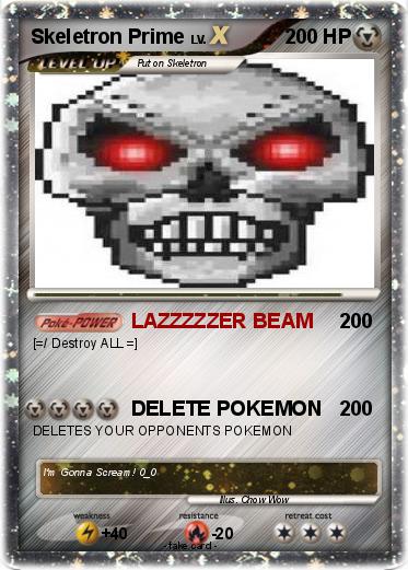 Pokemon Skeletron Prime
