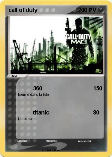 Pokemon call of duty
