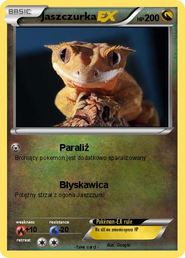 Pokemon Jaszczurka