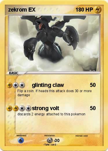 Pokemon zekrom EX
