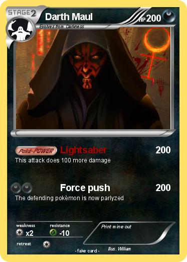 Pokemon Darth Maul