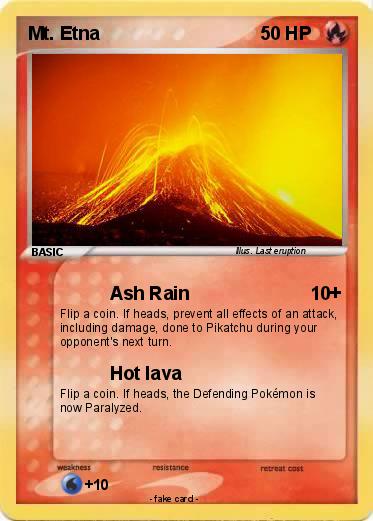 Pokemon Mt. Etna