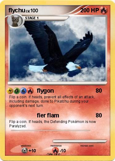 Pokemon flychu