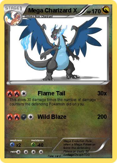Pokemon Mega Charizard X