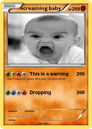 Pokemon screaming baby