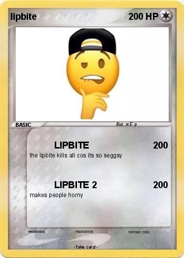 Pokemon lipbite