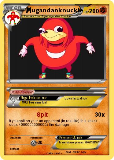 Pokemon ugandanknuckle