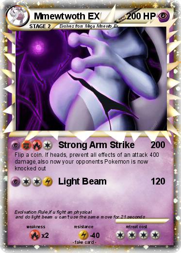 Pokemon Mmewtwoth EX