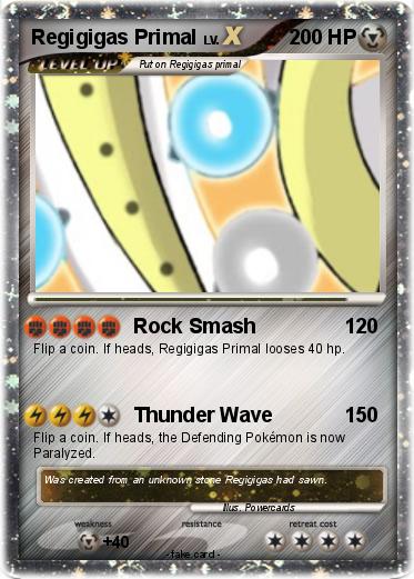 Pokemon Regigigas Primal