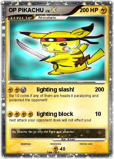 Pokemon OP PIKACHU