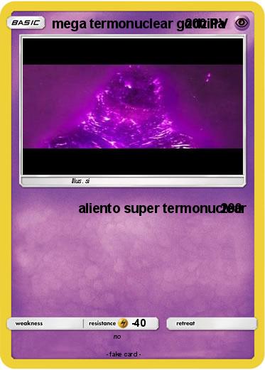 Pokemon mega termonuclear godzilla