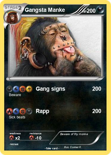 Pokemon Gangsta Manke