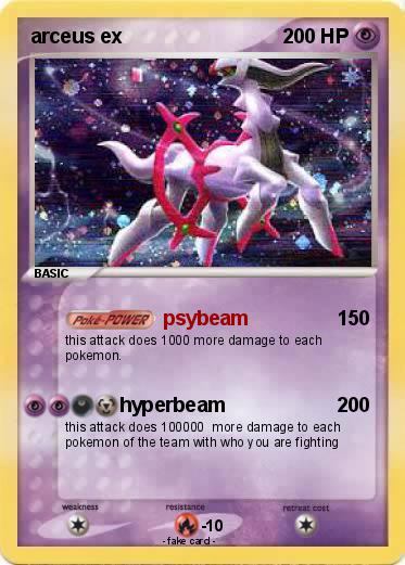 Pokemon arceus ex