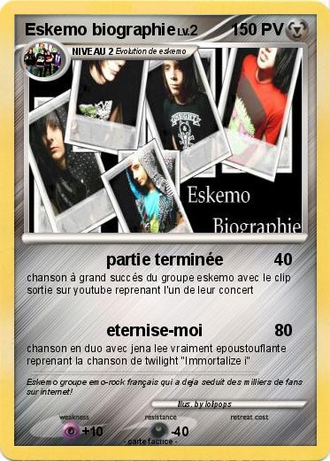 Pokemon Eskemo biographie