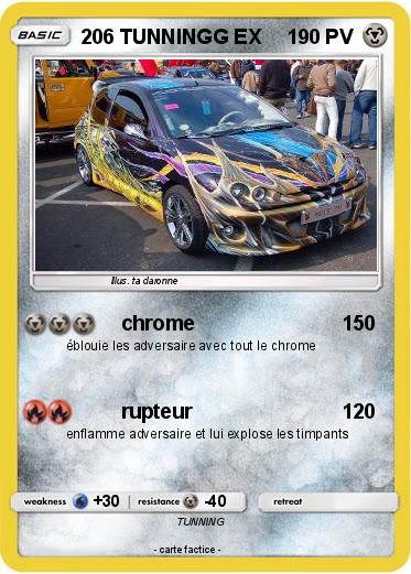 Pokemon 206 TUNNINGG EX