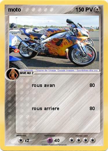 Pokemon moto 