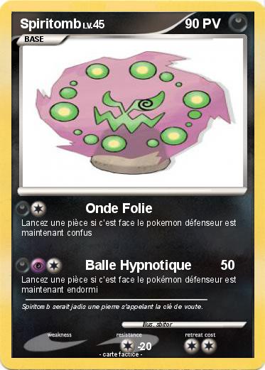 Pokemon Spiritomb