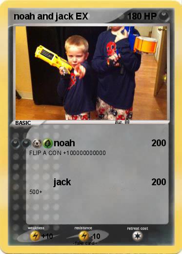Pokemon noah and jack EX