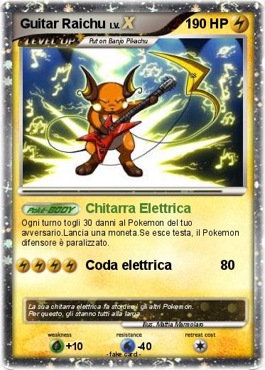 Pokemon Guitar Raichu