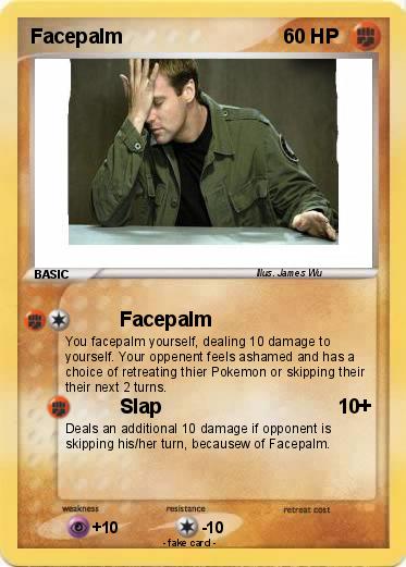 Pokemon Facepalm