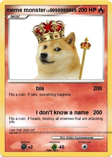 Pokemon meme monster