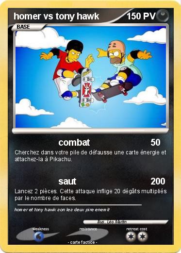 Pokemon homer vs tony hawk
