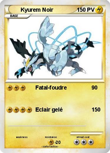 Pokemon Kyurem Noir