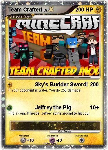 Pokemon Team Crafted