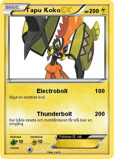 Pokemon Tapu Koko