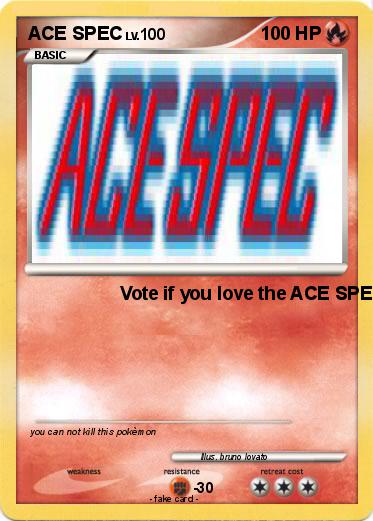 Pokemon ACE SPEC