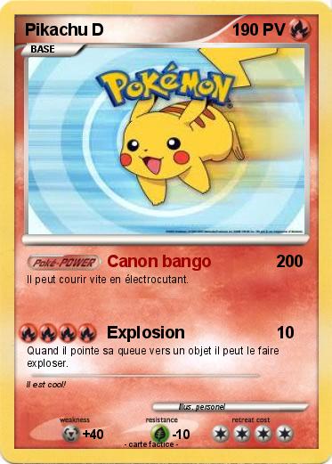 Pokemon Pikachu D