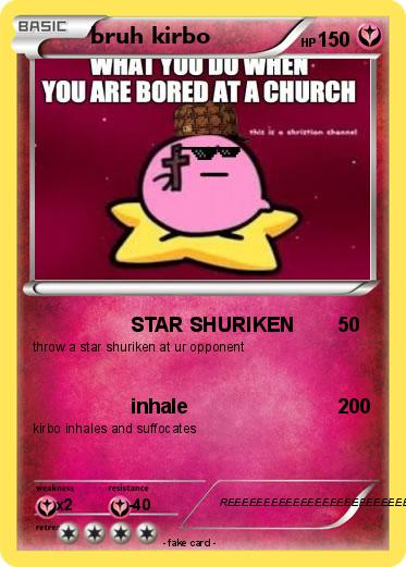 Pokemon bruh kirbo