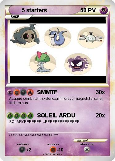 Pokemon 5 starters