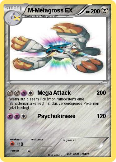 Pokemon M-Metagross EX